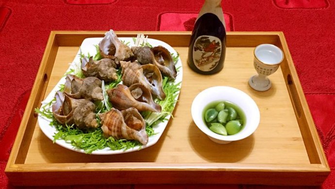 白灼海螺