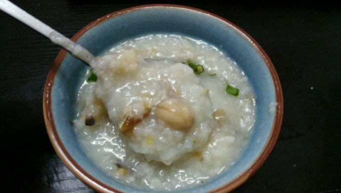 柴鱼花生粥