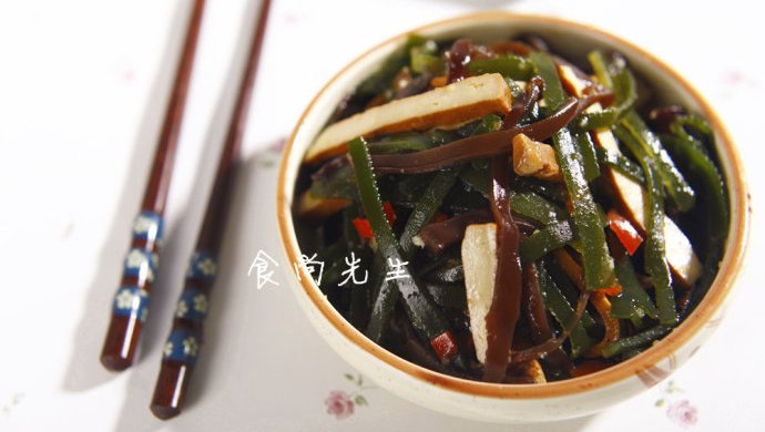 豆干海带丝
