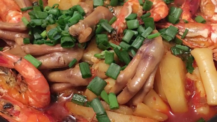 肉蟹煲系列之虾掌煲