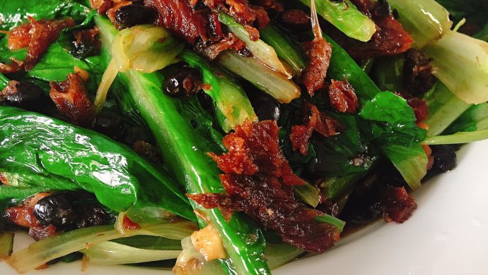 豆豉鲮鱼油麦菜