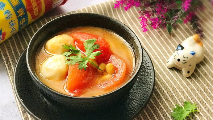 家常汤 酸甜生津 番茄鱼丸汤