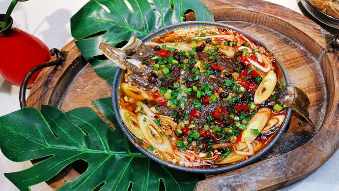 【豆豉蒸多宝鱼【?】蜜桃爱营养师私厨