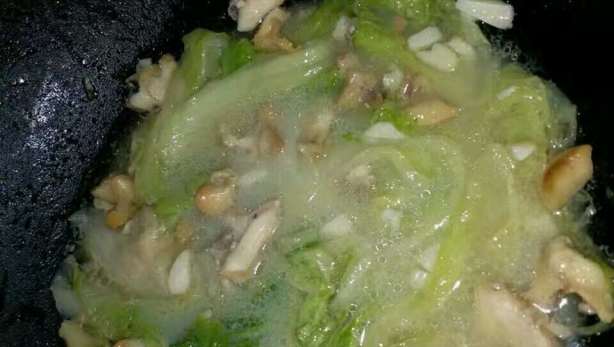 海螺肉炒白菜