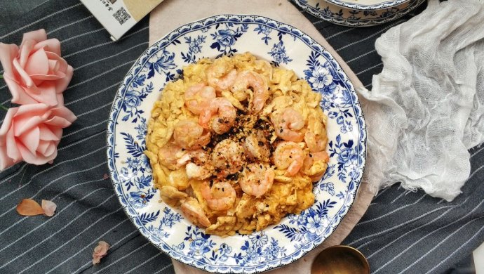 虾仁蛋饭