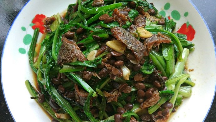 豆豉鲮鱼油麦菜