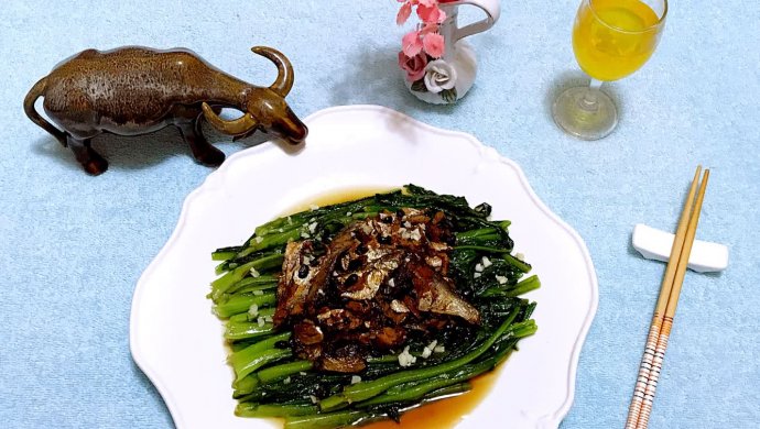 豆豉鲮鱼油麦菜