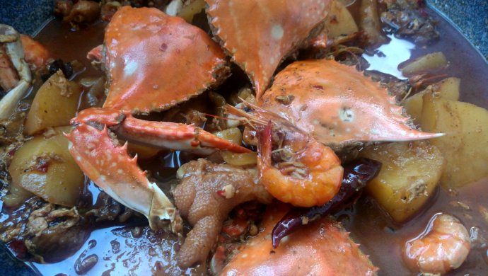 肉蟹煲（没有肉蟹）
