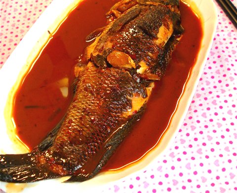 红烧黑鱼