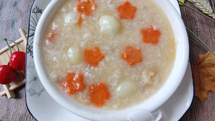 快速熬粥之干贝红萝卜瘦肉粥