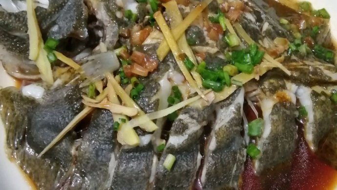 清蒸多宝鱼
