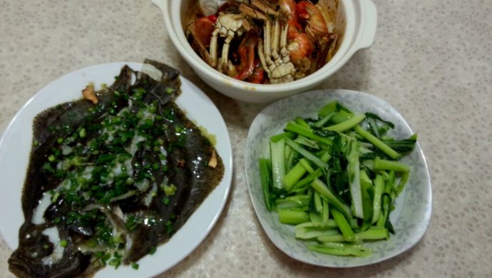 清蒸多宝鱼