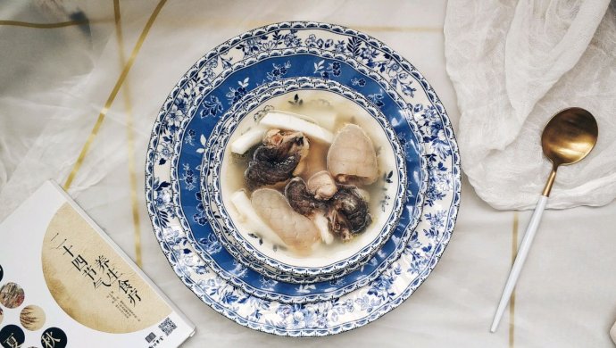 鳄鱼肉椰子鸡汤