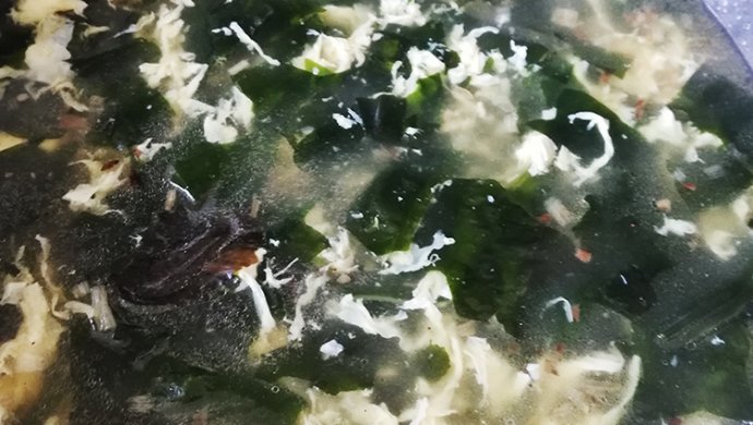裙带菜（小海带）蛋花汤