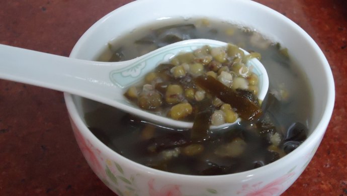 海带绿豆糖水