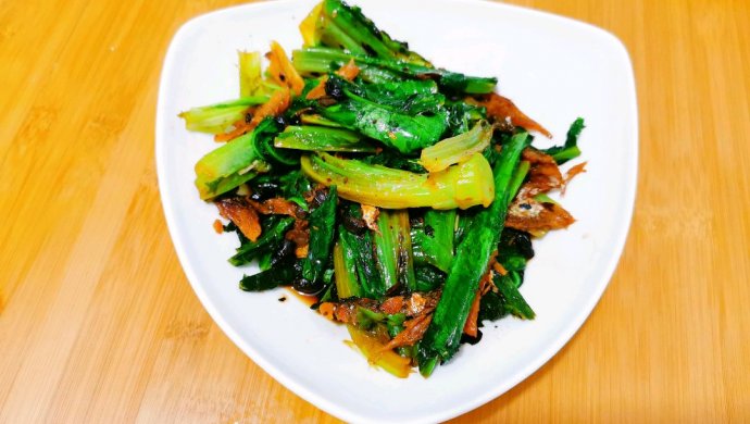豆豉鲮鱼炒麦菜