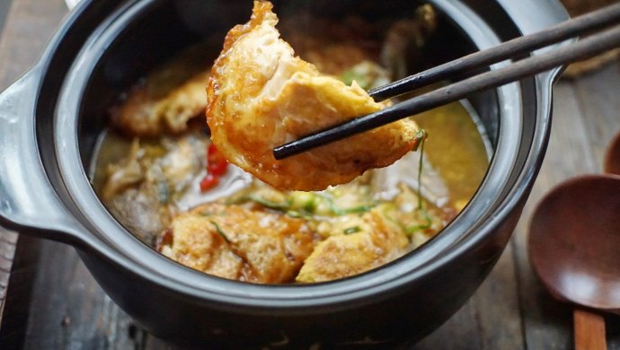 黄骨鱼炖鸡蛋