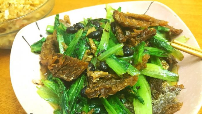 豆豉鲮鱼油麦菜