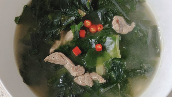 海带牛肉汤 减肥必备