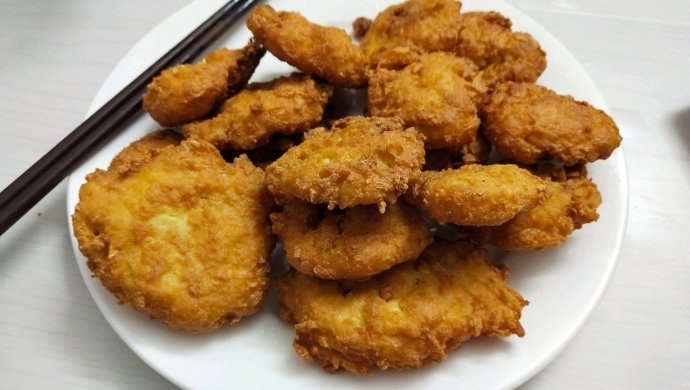 瘦肉豆腐炸