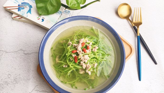 瘦肉豆苗汤