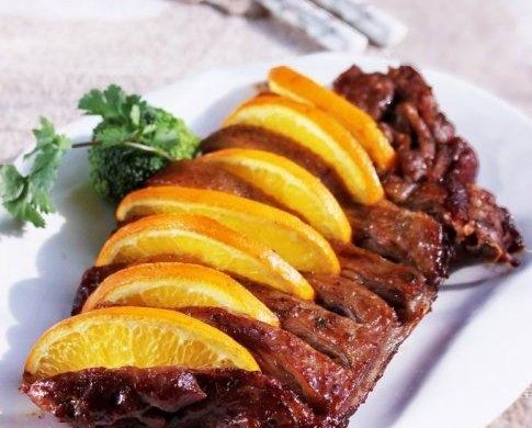 香橙烤鸭胸――烤箱食谱