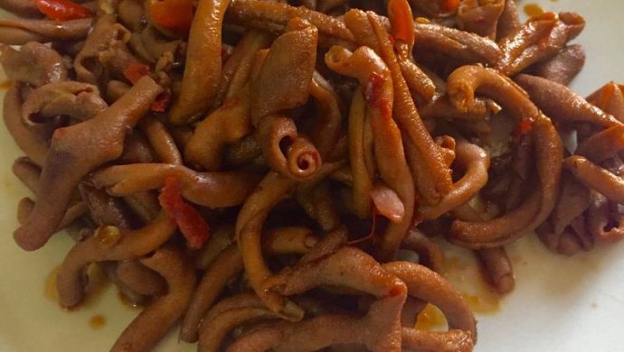 香辣卤鸭肠