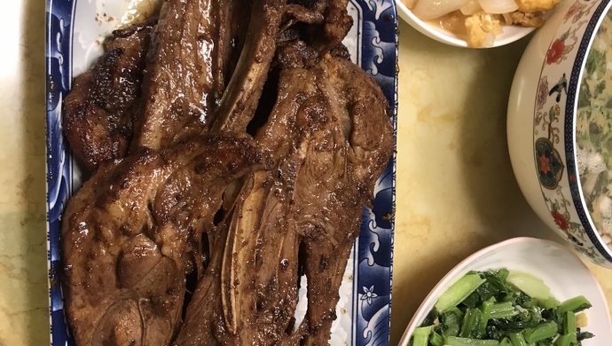 煎羊排