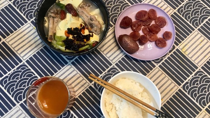 鸡架豆腐串