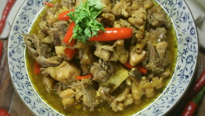老姜黄焖（蒸）鸡