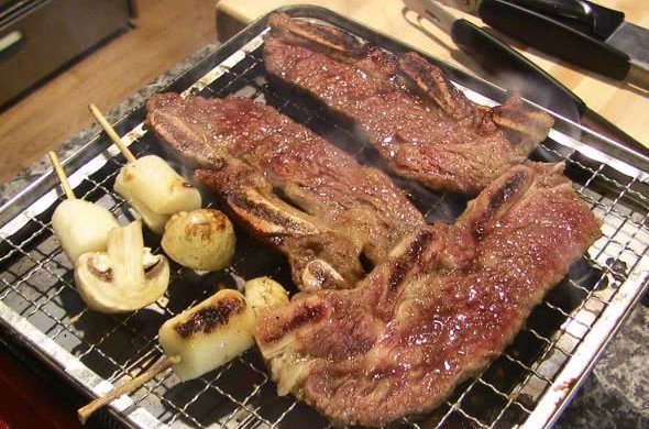 棒子烤牛肋骨