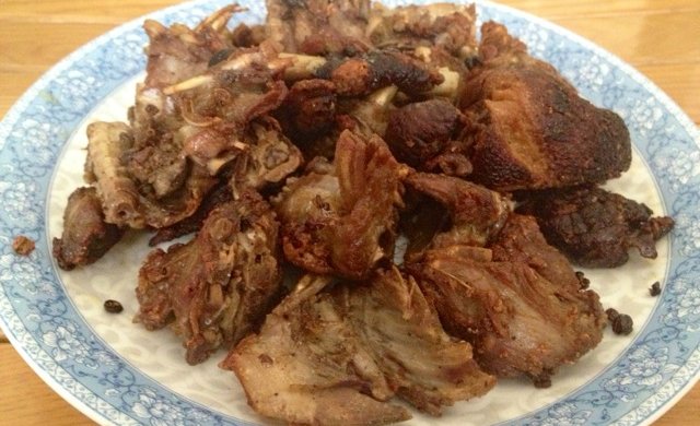 香酥椒盐鸭架
