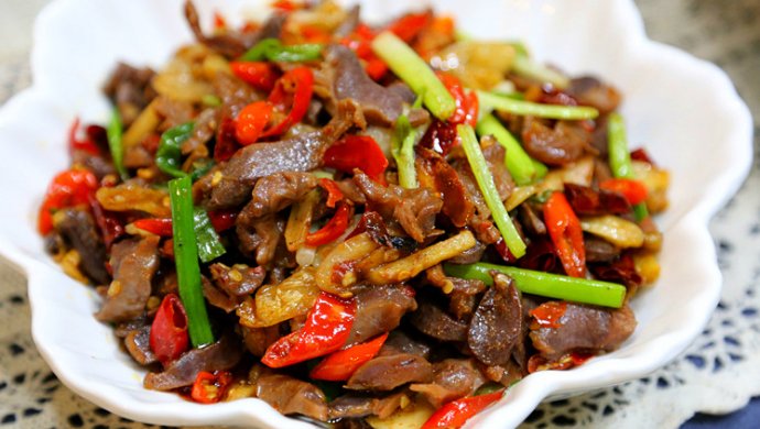 泡椒炒鸡胗