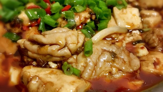 鱼香脑花豆腐
