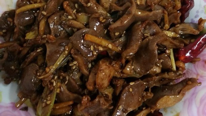 孜然鸡胗