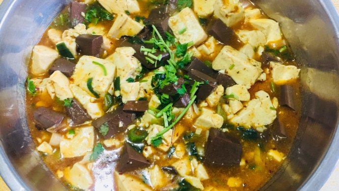 下饭菜「鸭血豆腐」