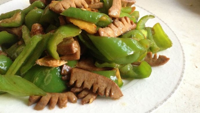 青椒炒猪腰
