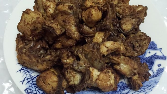 爆炒香辣鸡骨架