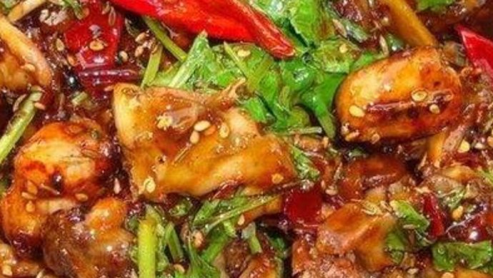 辣炒鸡架