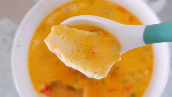 牛肉杂蔬蒸蛋