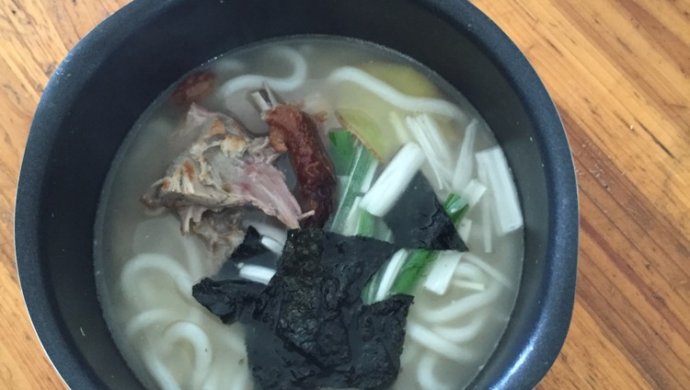 和风乌冬（快手鸭架汤版）