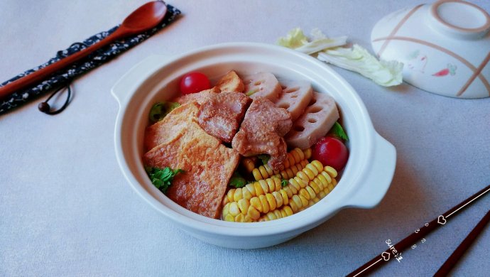 藕玉豆柿酱酱鸭