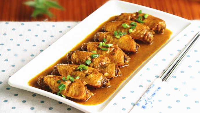 椰香咖喱鸡中翅