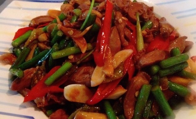 辣炒鸡心