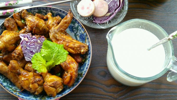 熘鸡翅，鸡脖