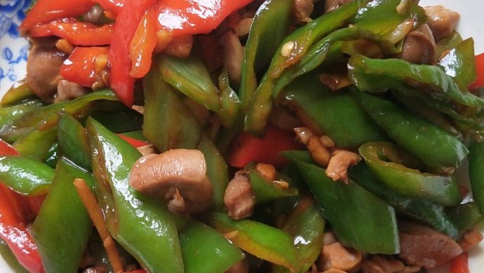 辣椒炒鸡肾
