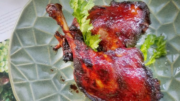 秘制炸鸭腿好，吃到转圈圈