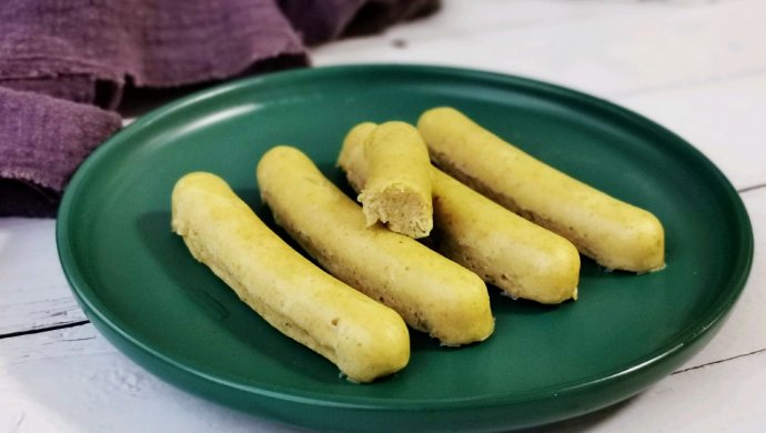 宝宝香肠这样做,香糯美味―鹅肝土豆山药肠
