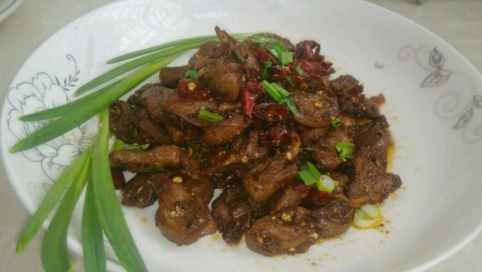 麻辣鸡心(开胃，下饭)