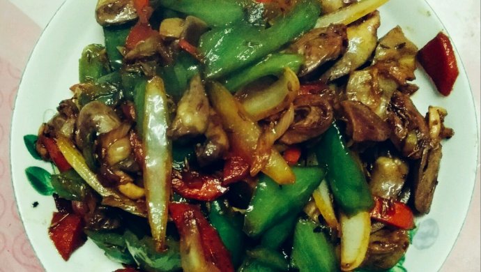 孜然鸡心